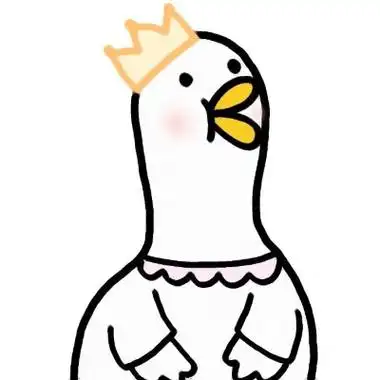 幸运鹅头像图片大全 高清呆萌很火的网红可爱大白鹅头像_卡通头像_美