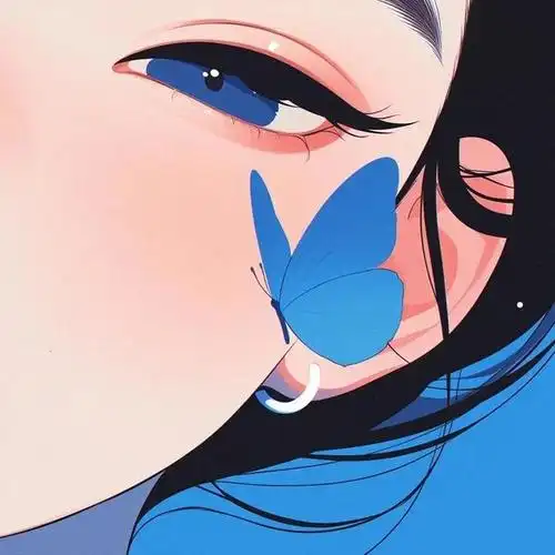头像分享,蝴蝶头像,是如此的唯美梦幻