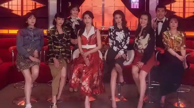 林心如新剧演技炸裂扮演风尘女万种风情烈焰红唇抽烟妩媚性感