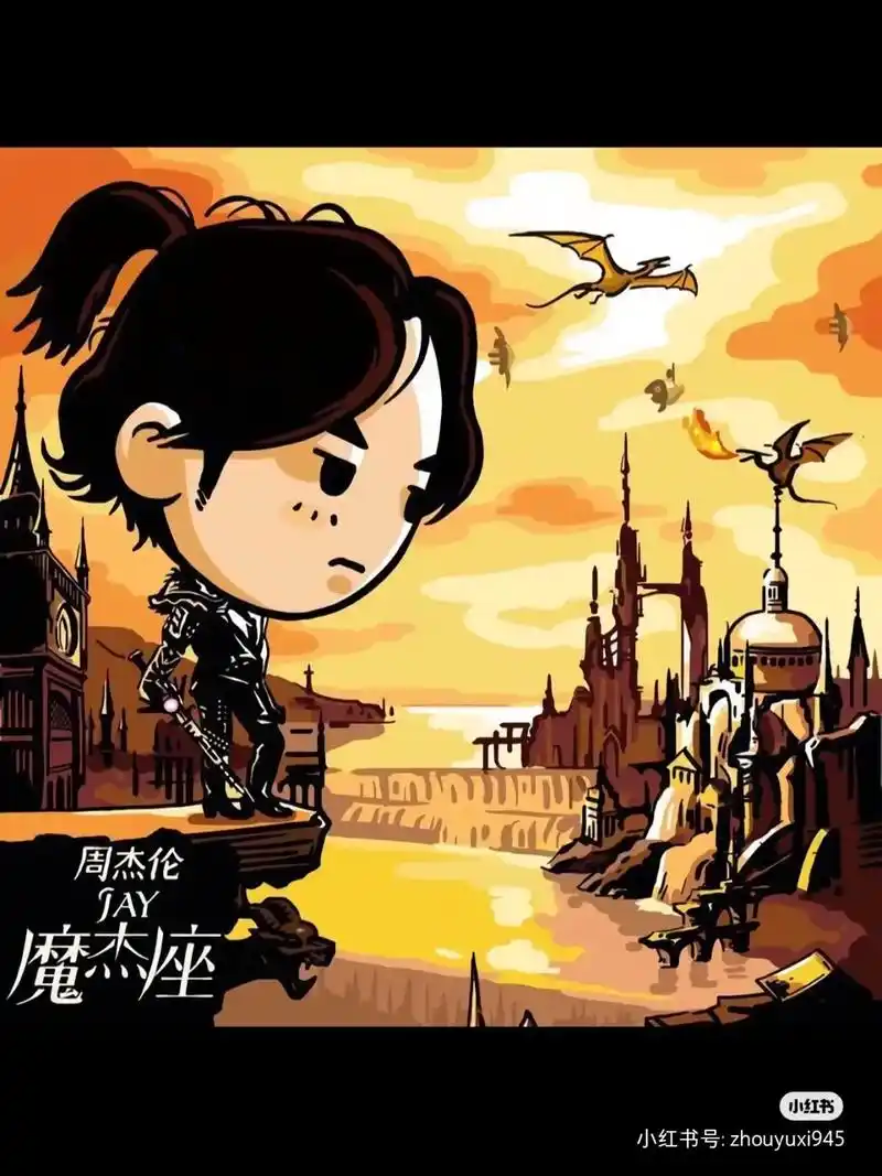 周杰伦专辑封面漫画头像,正序的哦!欢迎大家使用 - 抖音