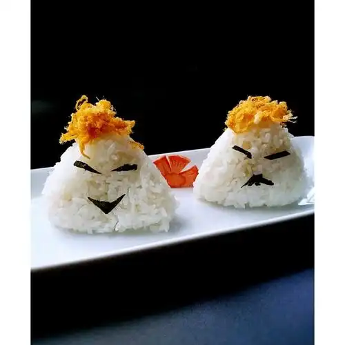 白开水做的造型饭团