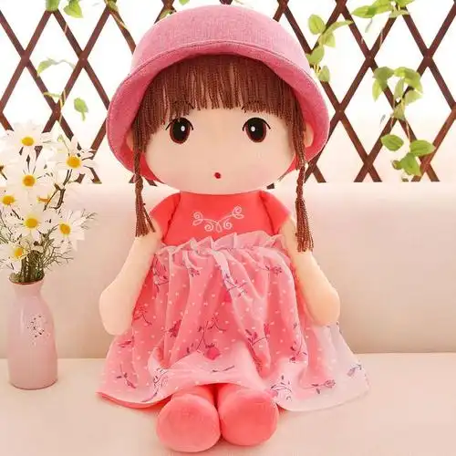 热销布娃娃玩偶人形小女孩 可爱
