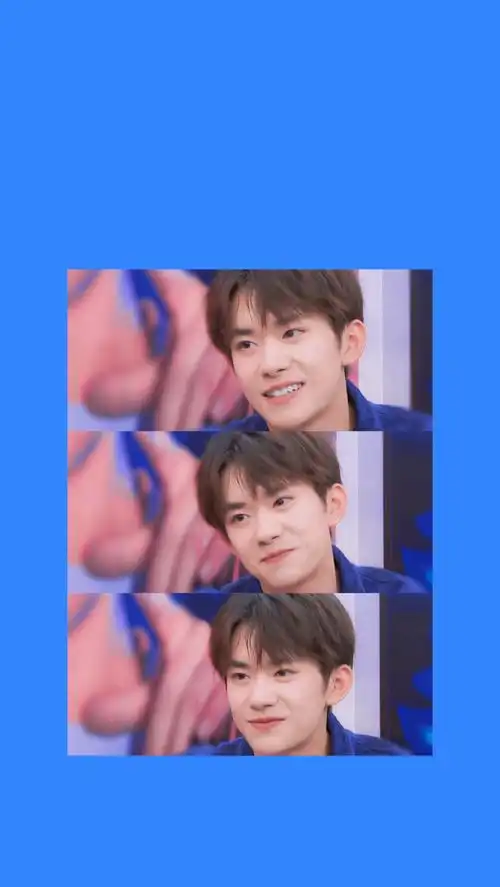 易烊千玺大佬蓝色系壁纸