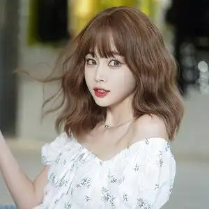 0019人付款淘宝假发女短发齐肩整顶卷发蓬松内扣全头套自然梨花头锁骨