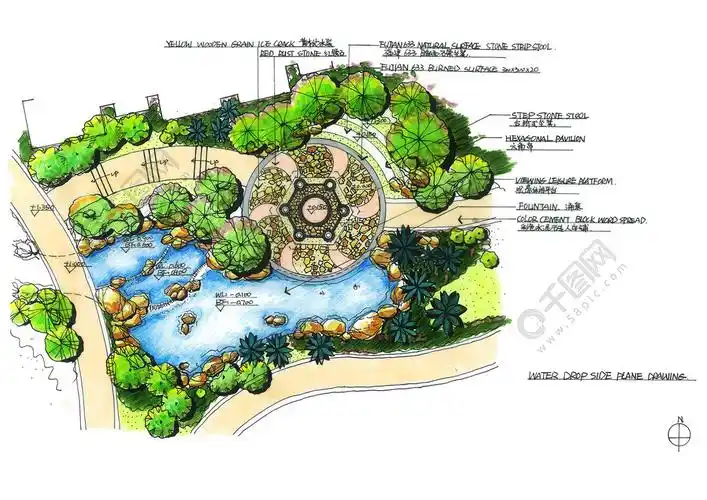 园林景观手绘设计