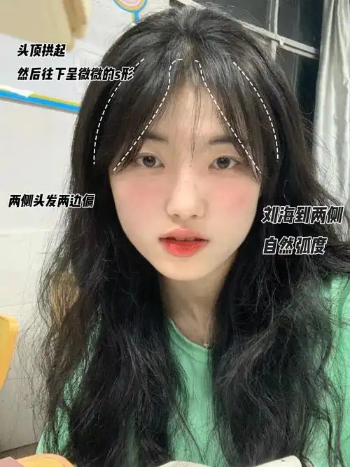 八字刘海发型好看男1