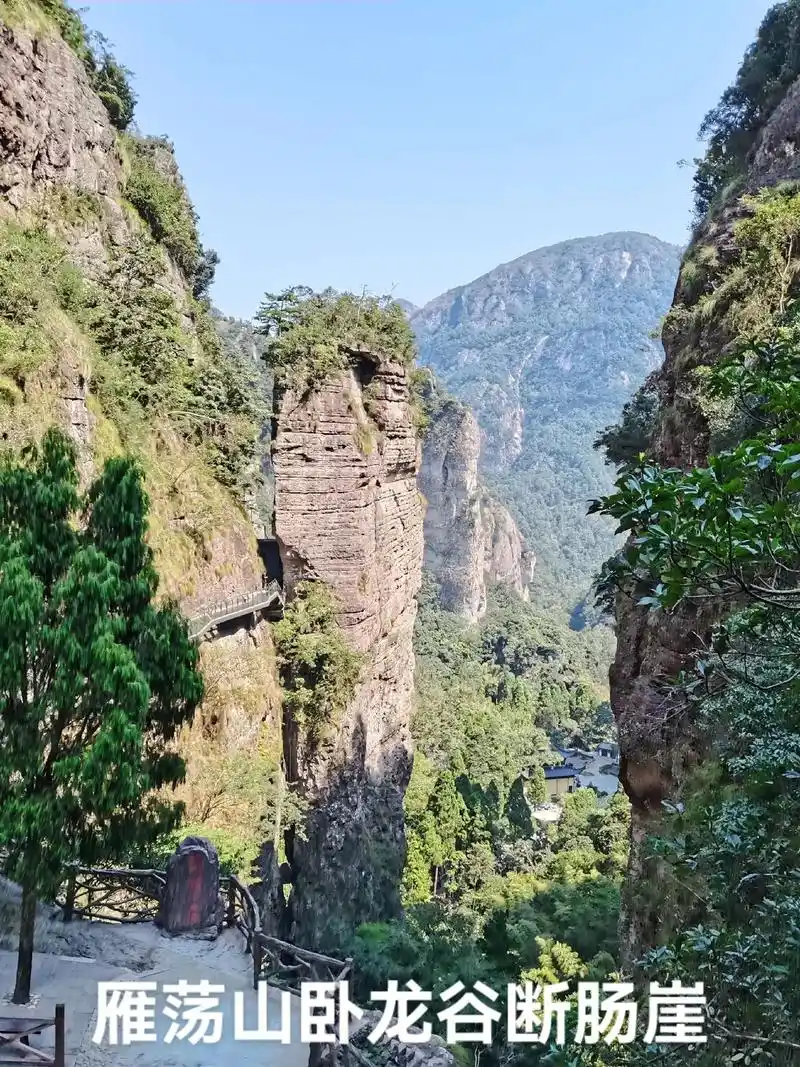 卧龙谷位于雁荡山灵岩景区,电视剧神雕侠侣拍摄地. - 抖音