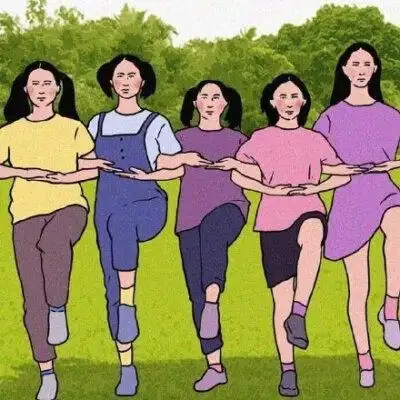 沙雕姐妹合照姿势,艾特你家闺蜜学起来吧