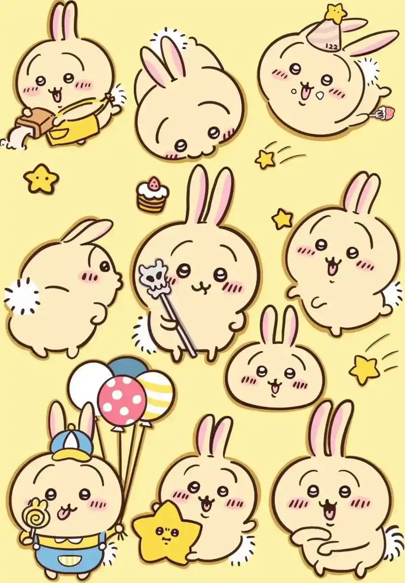 三小只聊天背景图 壁纸.#背景图 #吉伊卡哇 #乌萨奇 #c - 抖音