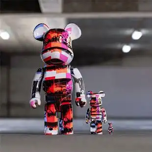 last be@rbrick warhol 积木熊400%人偶 andy supper medicom the
