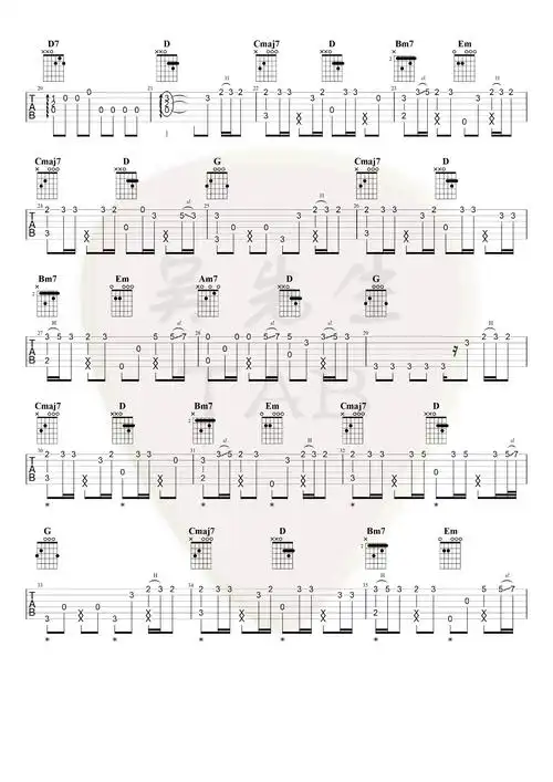 欢指弹谱苏琛欢吉他独奏谱指弹吉他谱