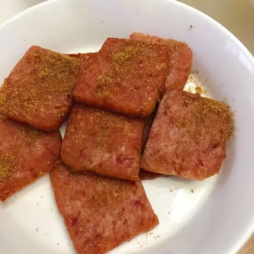 香煎午餐肉的做法