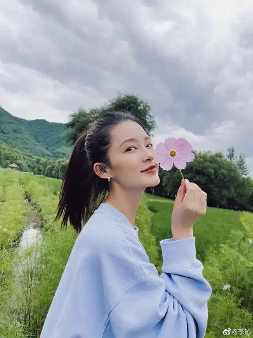 李沁微博写真图片集