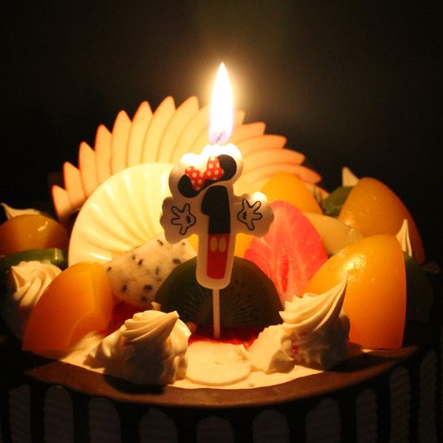 生日蛋糕蜡烛 生日蜡烛 创意 浪漫 卡通 宝宝周岁 数字 儿童 装饰