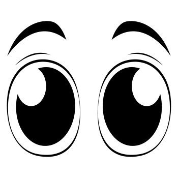 卡通漫画眼睛表情