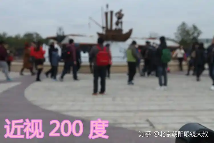 轻度近视200度以上是什么感觉?