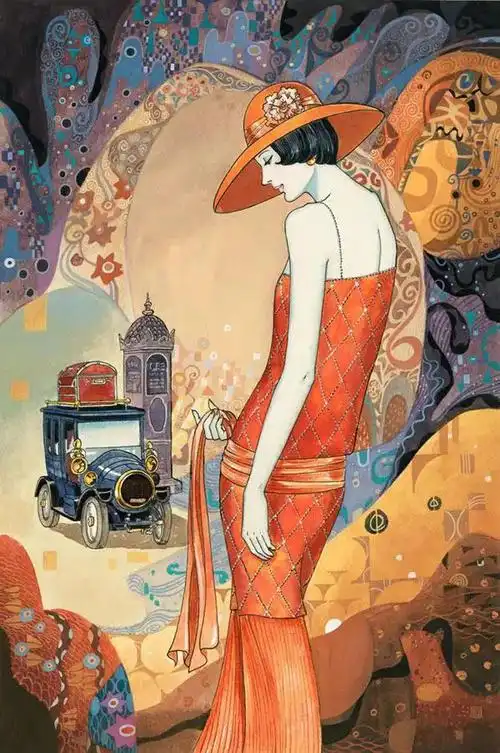 女士装饰艺术|艺术家林海伦娜 (helena lam)绘画作品