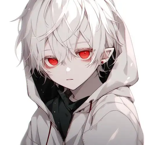 红色系高清头像 二次元头像