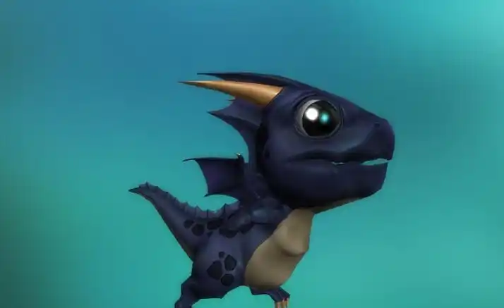 多皮肤q版卡通小恐龙小飞龙unity模型素材!toon dragon