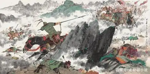 颜梅华创作的《十面埋伏》组画,气象宏大