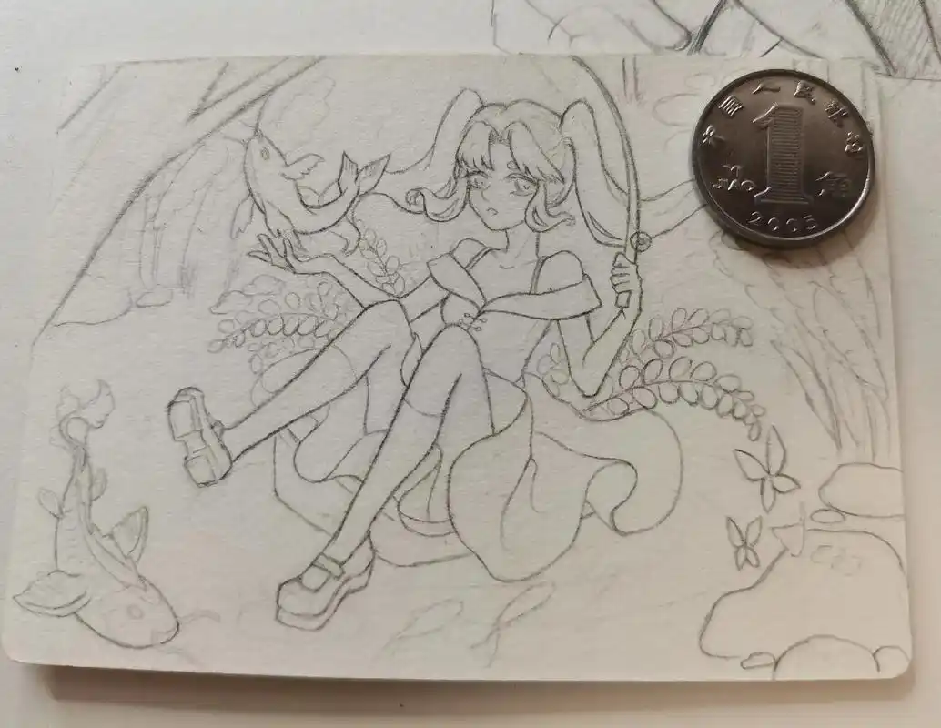 银杏.深秋遇银杏#手绘 #水彩 #原创 #绘画过程  - 抖音