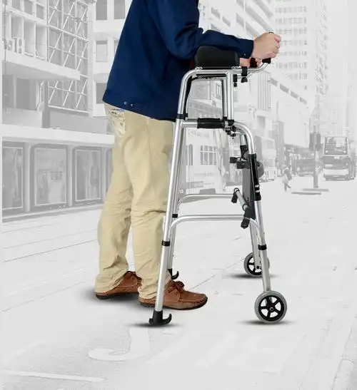 老人助行器多功能行走辅助行走器可下肢训练残疾人老人扶手架走路 02