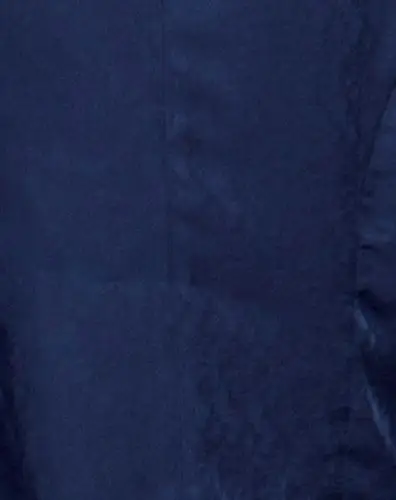 真丝深灰蓝色素雅暗花九分裤