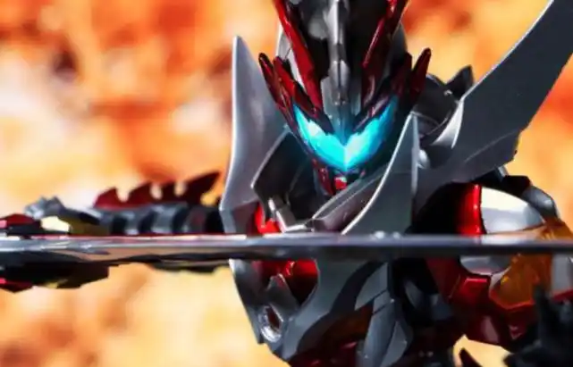 铠甲勇士:大神还原升华版炎龙侠皮套,成品亮相那刻,粉丝爱了!