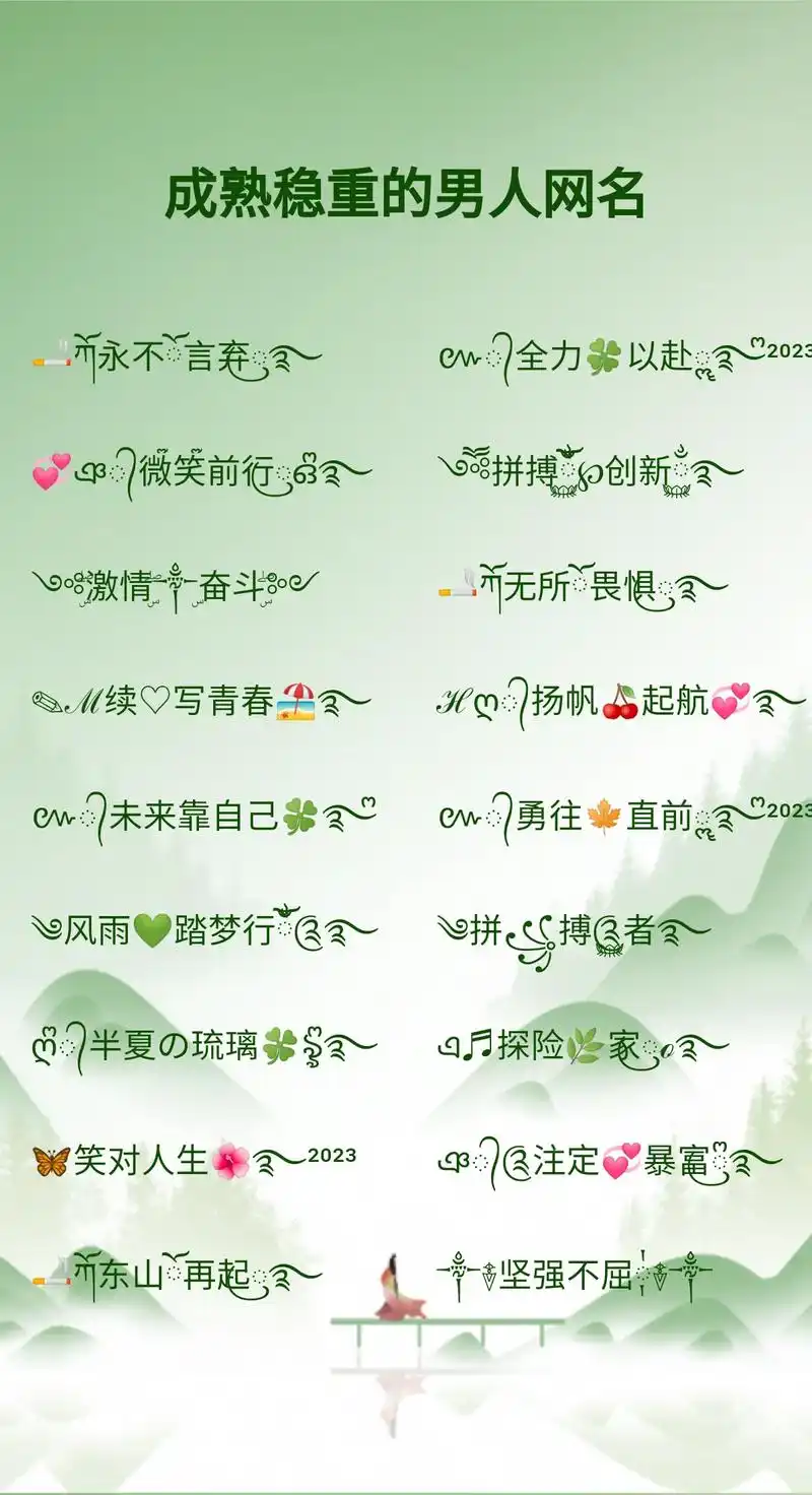 特殊符号网名.成熟稳重的男人网名,成熟的微信昵称#花式网名  - 抖音