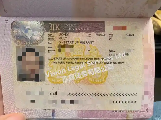 客户背景 客户和家属持有旅游签证,现申请英国初创startup签证. c.