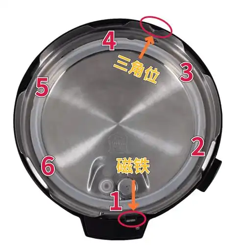 美的电压压力锅4l5l6升锅盖总成12ch402a12ch502a电压力锅