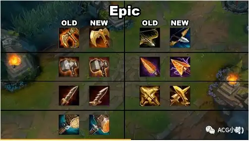 lol装备图标大修改!水银鞋终于朝左了!爷青结!