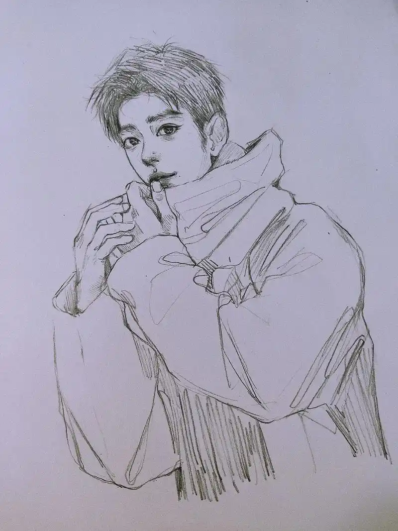 肖战 #手绘 #画画 #水彩 忍着晕眩画完 - 抖音