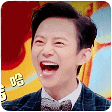 哈哈大笑真人聊天动态表情图