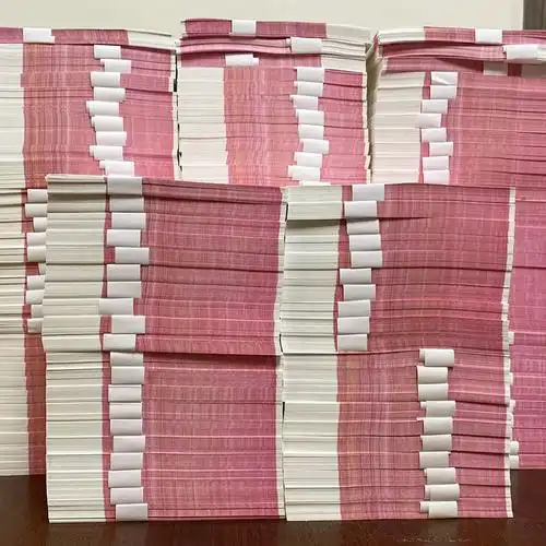 练功钱点钞劵道具钞银行仿真学校会计点钞练功比赛专用券五把100张5w