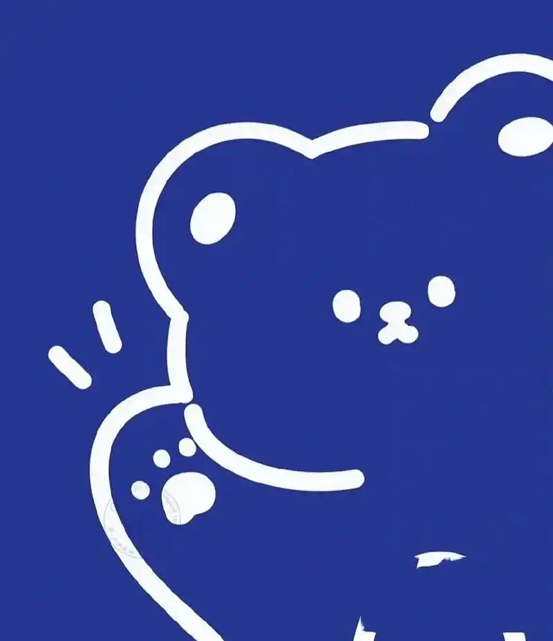 蓝色系可爱头像