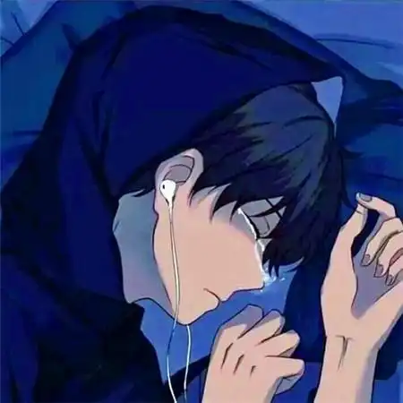 伤感流泪男头图片 在夜里哭得撕心裂肺的男孩哭完记得成熟