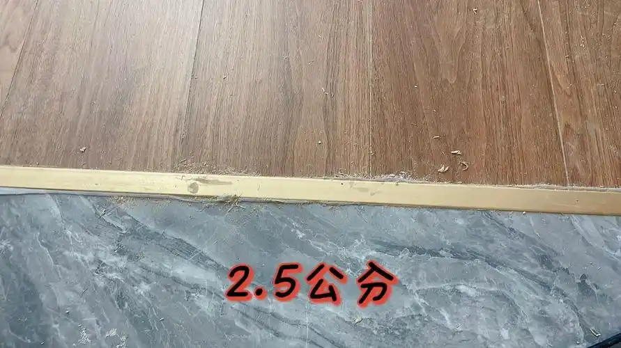 不想要过门石觉得很丑,就用地砖切割代替过门石地板压条厂家给我配的