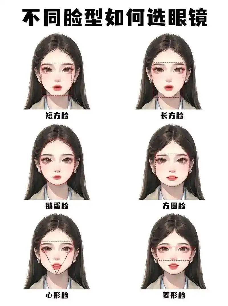 一副适合你脸型的眼镜让你颜值倍增99.