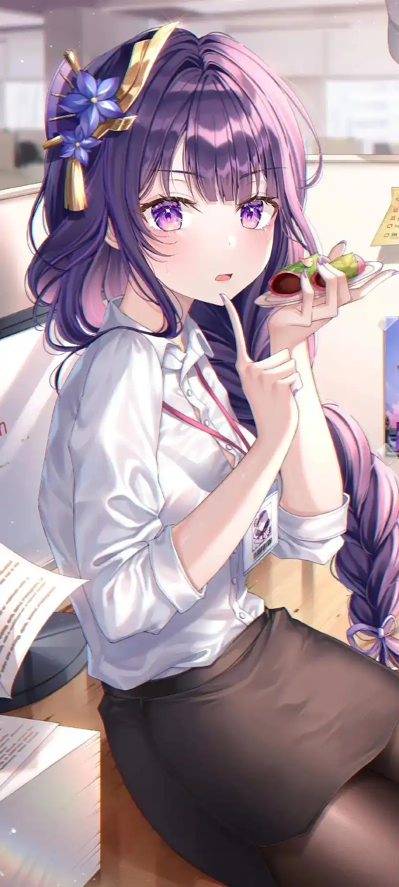 二次元少女 #动漫壁纸  这个做你女朋友怎么样? - 抖音