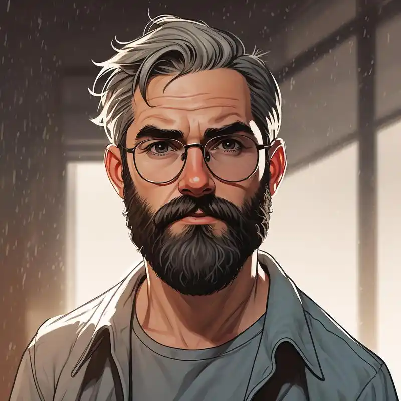 😎胡子大叔漫画头像来袭🎨 胡子大叔的漫画头像来啦!