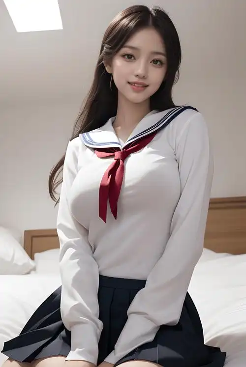 水手服美女可爱动人