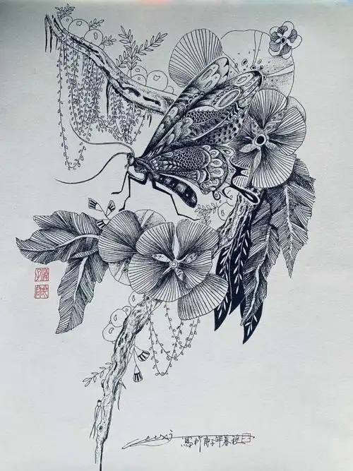 黑白画 ——王老师个人作品