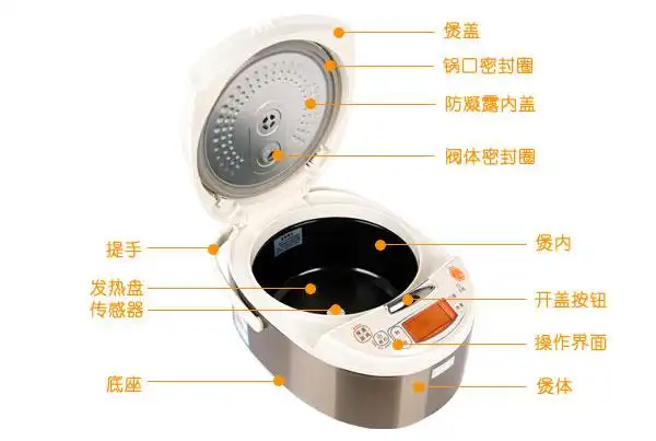 joyoung九阳电饭煲微压陶立方jyf-40fz03