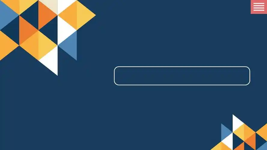 2015简约实用高雅气质扁平化三角形拼接ppt模板