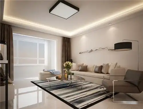 130平现代简约三室两厅装修效果图