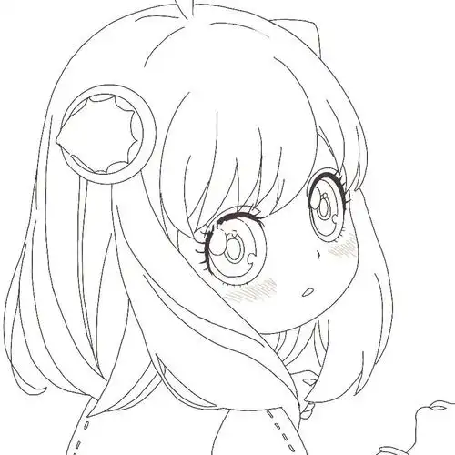 ipad10011控笔练习4阿妮亚线稿总