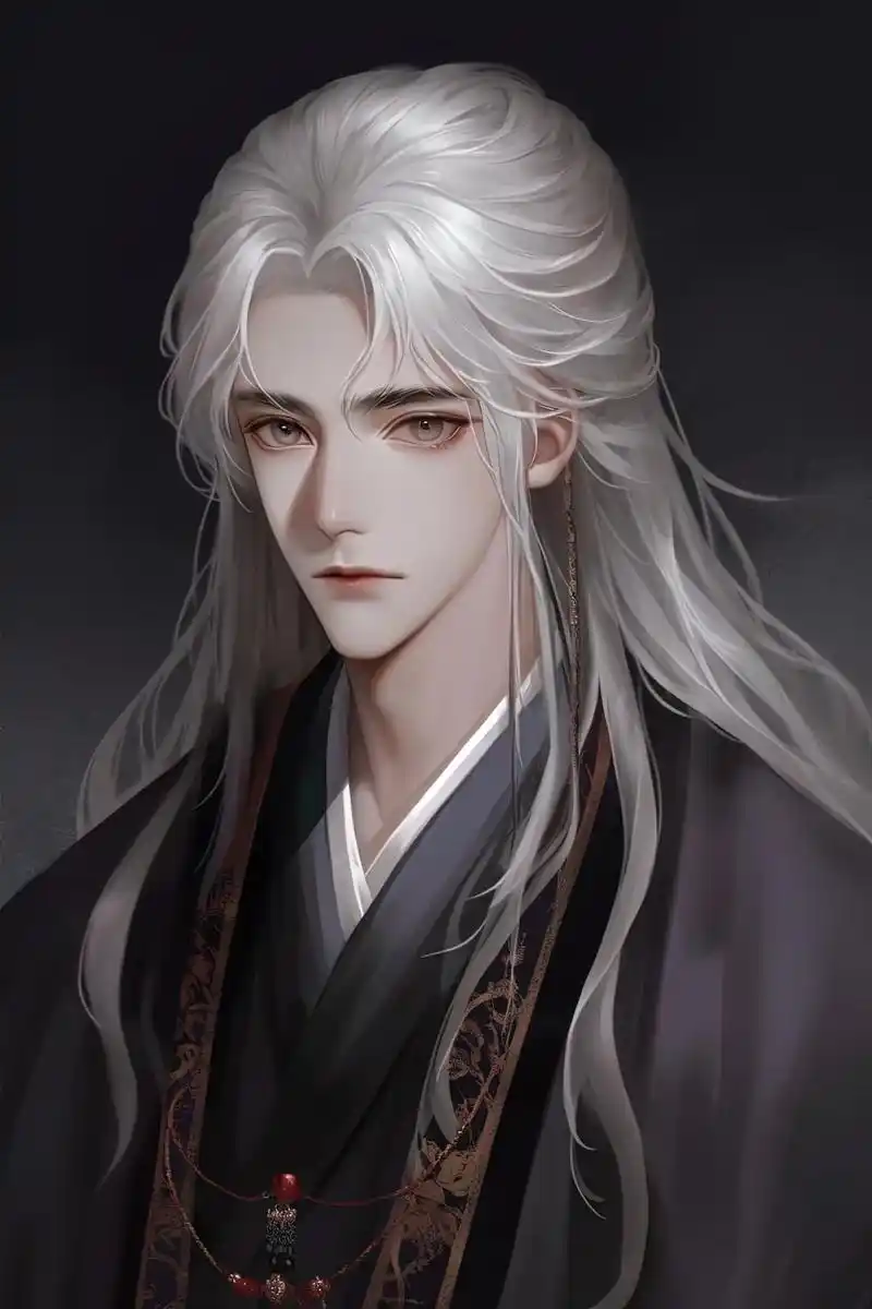 古风美男群像,你喜欢白发还是黑发?其实也不是那么古风,但是还 - 抖音