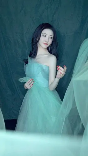 景甜唯美仙气写真手机壁纸-明星-壁纸下载-美桌网