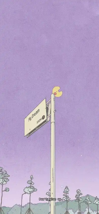 淡紫色 插画壁纸